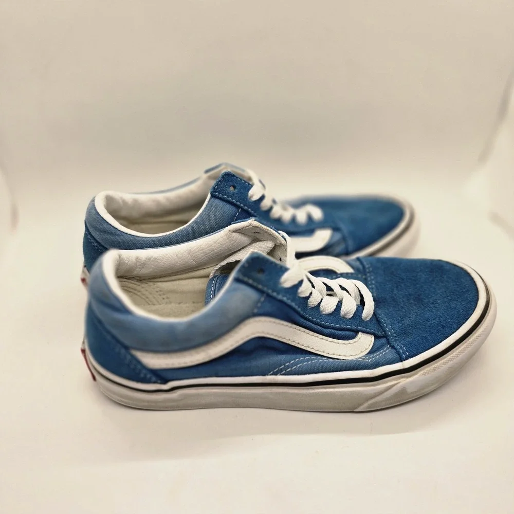 Vans Old Skool Suede Blue Men's 4‎ Womens 5.5